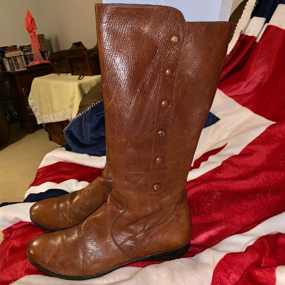 Born Sage Leather boots